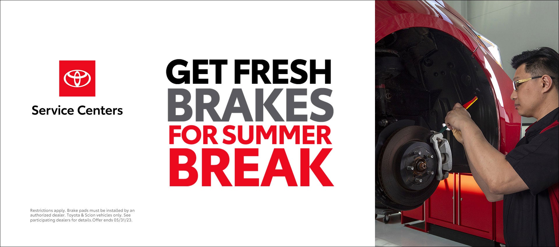 Get Fresh Brakes For the Summer